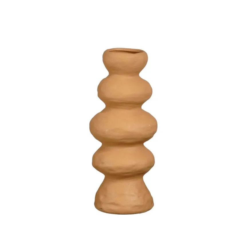 Mica Decorations Vaas Jano Bruin - 38 cm hoog