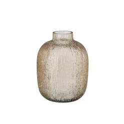 Mica Decorations Vaas Leco Bruin - 23 cm hoog
