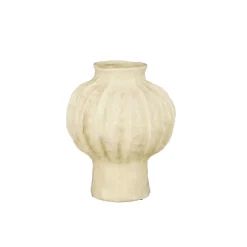 Mica Decorations Vaas Rune Crème - 24 cm hoog