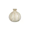 Mica Decorations Vaas Stephanie Wit - 15 cm hoog
