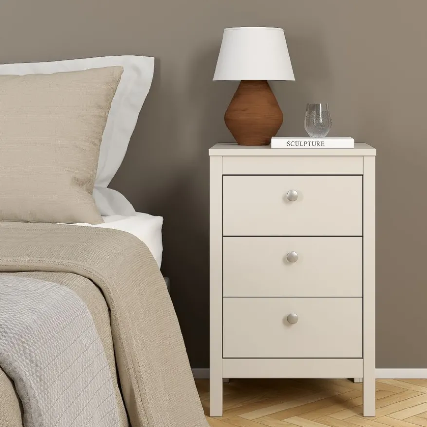 Nachtkastje Dallas Taupe - 44x71x39 cm