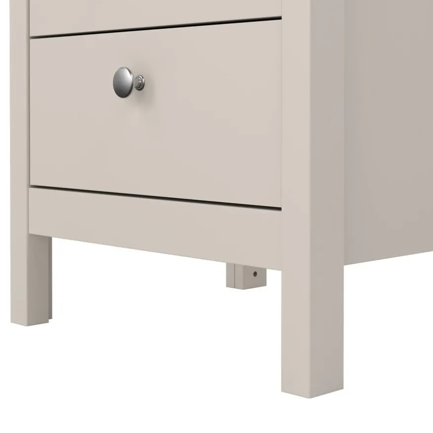 Nachtkastje Dallas Taupe - 44x71x39 cm