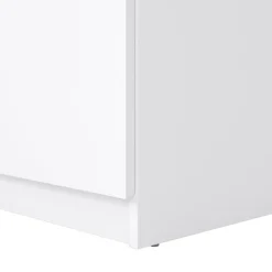 Nachtkastje Luna Hoogglans Wit - 41x71x40 cm