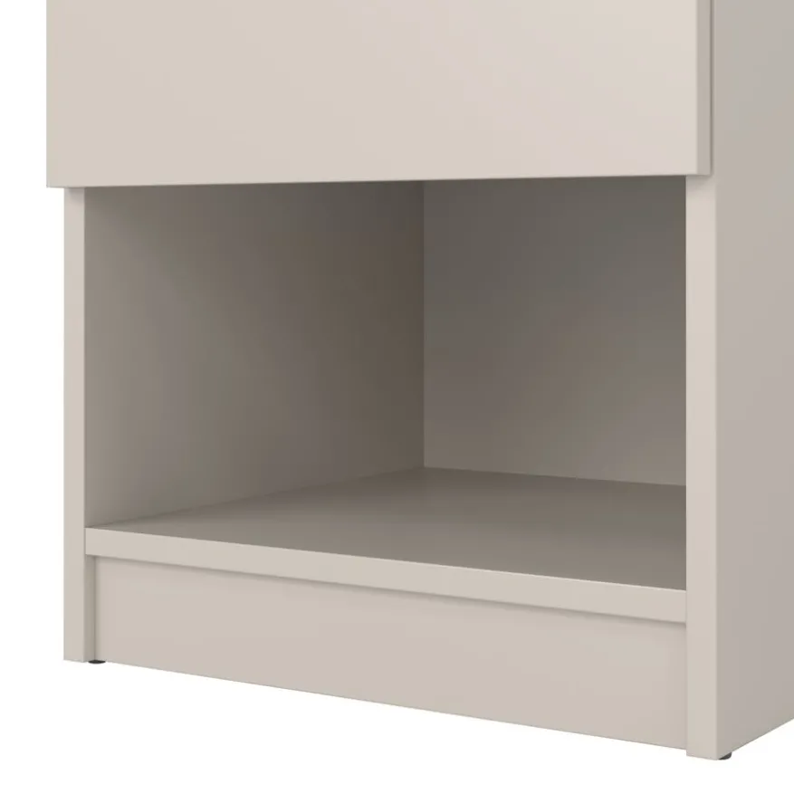 Nachtkastje Luna Taupe - 41x50x40 cm