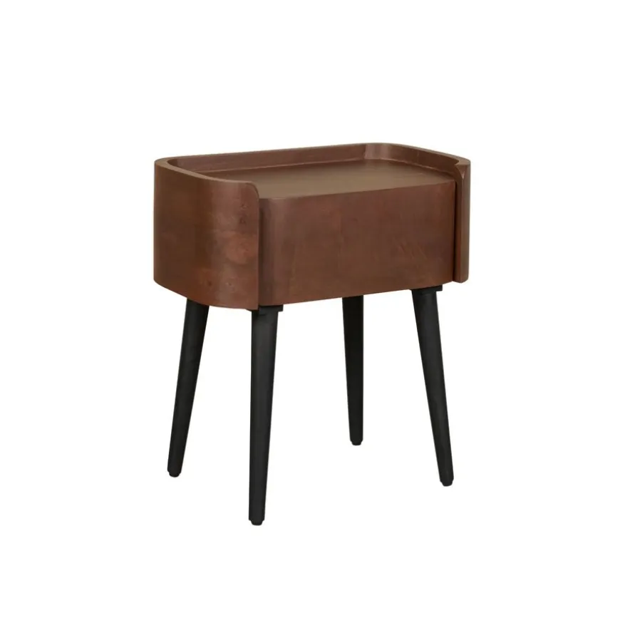 Nachtkastje Maurik Bruin - 51x55x31 cm
