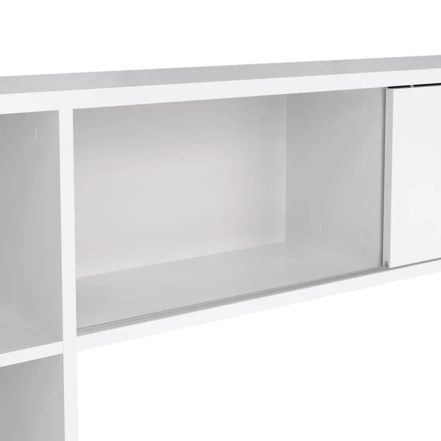Opzetkast Boston Hoogglans Wit - 149x79x25 cm