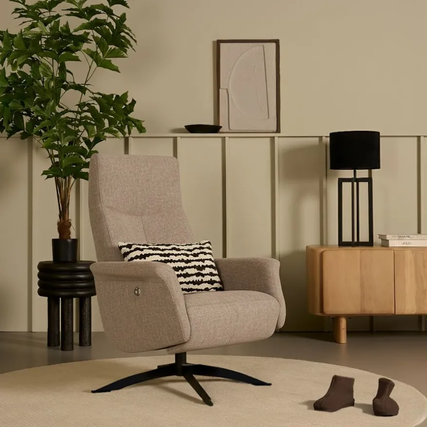 Relaxfauteuil Dirksland Bruin