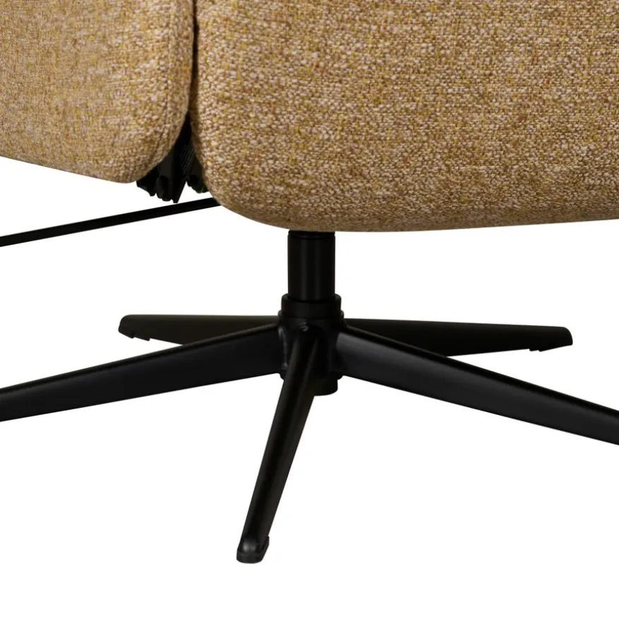 Relaxfauteuil Kortgene Medium Mosterdgeel