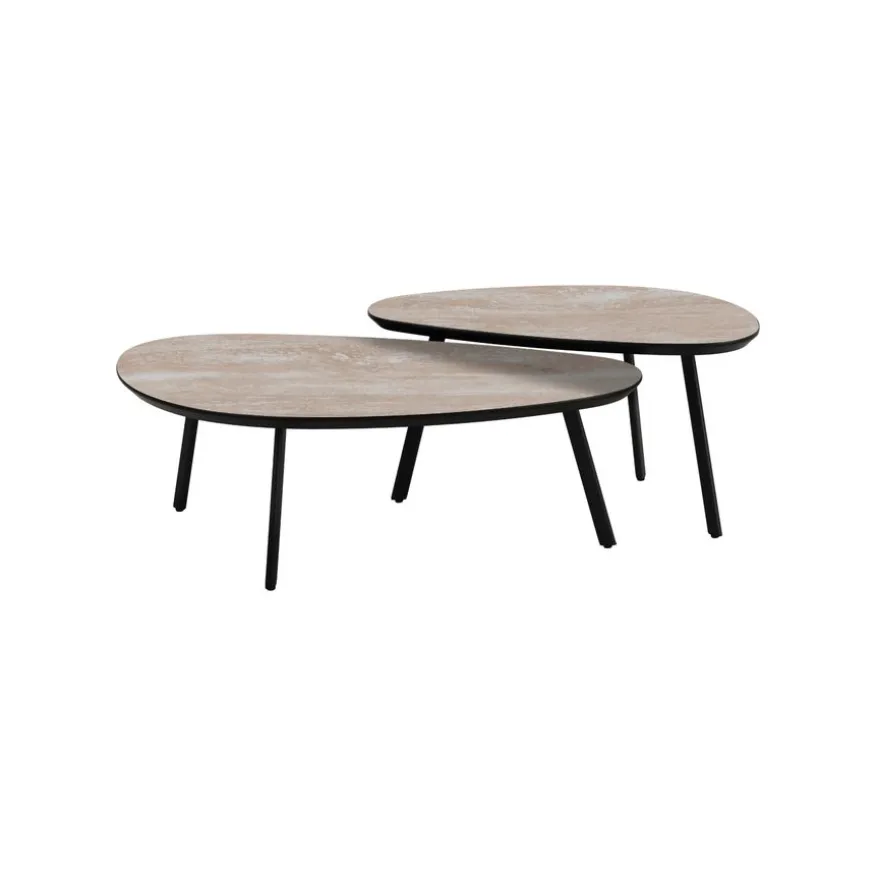 Salontafel Aarhus Beige - set 2 stuks