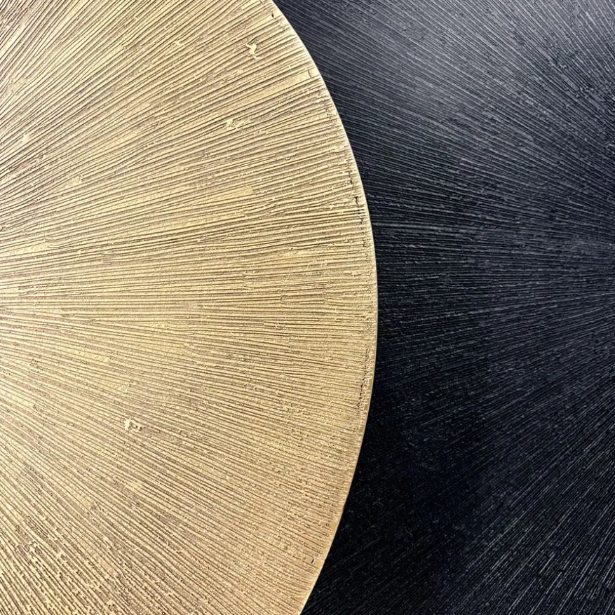 Salontafel Foti Zwart / Brons- set 2 stuks