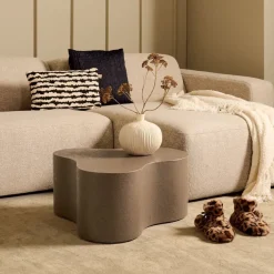 Salontafel Kars Bruin - 72x66 cm