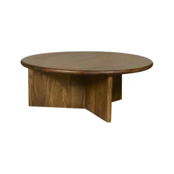 Salontafel Lens Bruin - Ø 80 cm