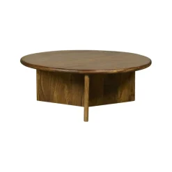 Salontafel Lens Bruin - Ø 80 cm