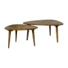 Salontafel Lombok Honingbruin -  set 2 stuks
