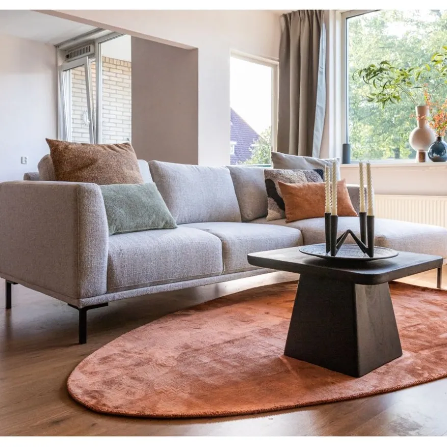 Salontafel Meerlo Zwart - 60x60 cm