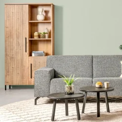 Salontafel Reims Zwart - set 3 stuks