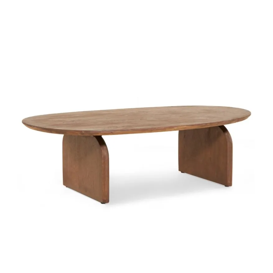 Salontafel Verla Bruin - 130x78 cm