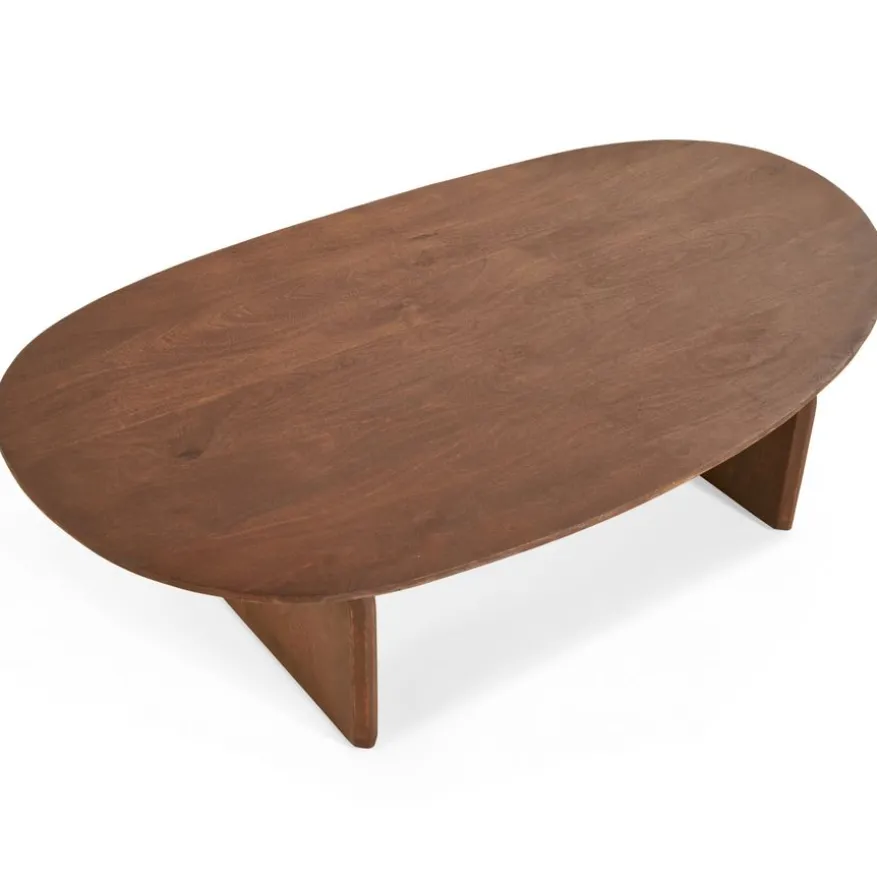 Salontafel Verla Bruin - 130x78 cm