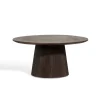 Salontafel Viktor Donkerbruin - Ø 80 cm