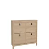 Schoenenkast Dallas Eiken - 103x103x25 cm