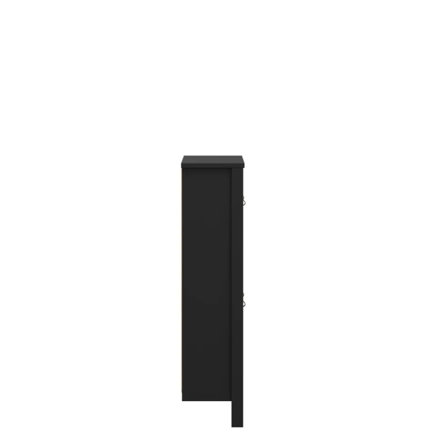 Schoenenkast Dallas Zwart - 103x103x25 cm