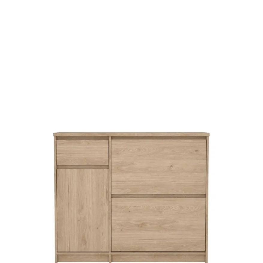 Schoenenkast Luna Eiken - 109x93x32 cm