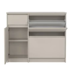 Schoenenkast Luna Taupe - 109x92x32 cm