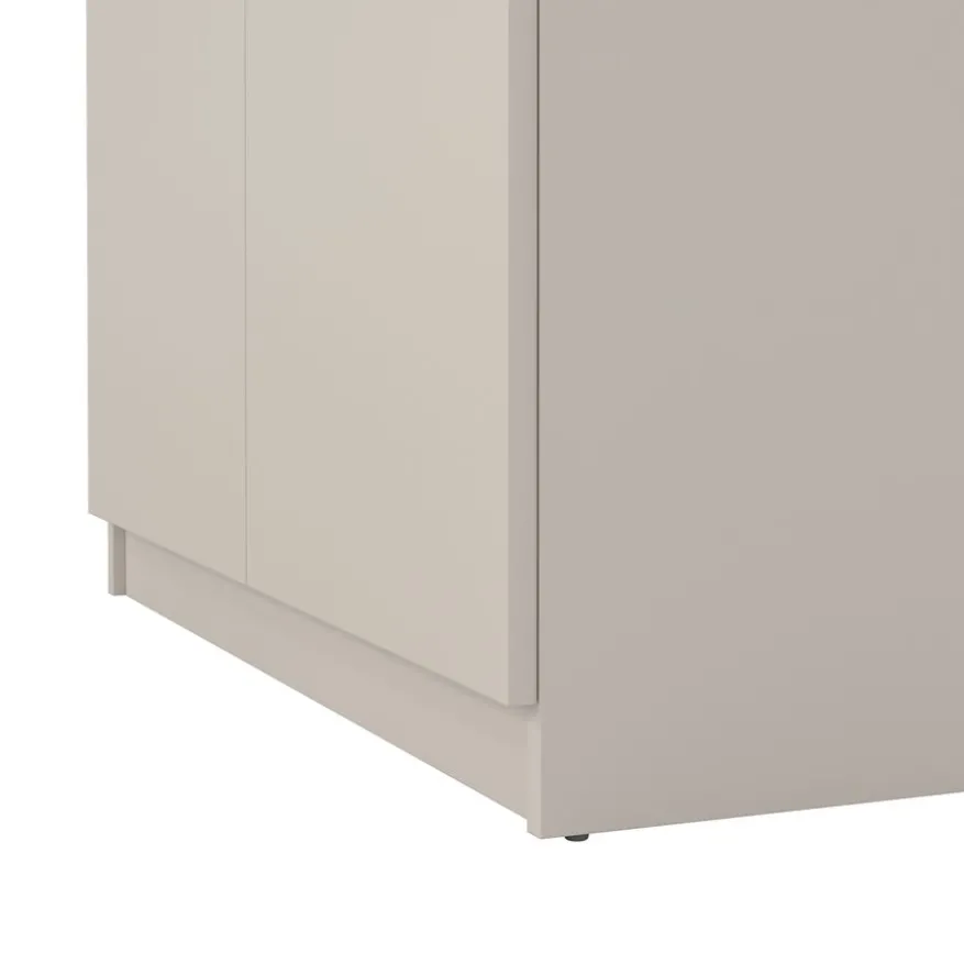 Schoenenkast Luna Taupe - 81x192x40 cm