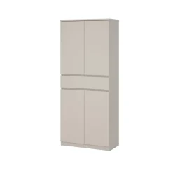 Schoenenkast Luna Taupe - 81x192x40 cm