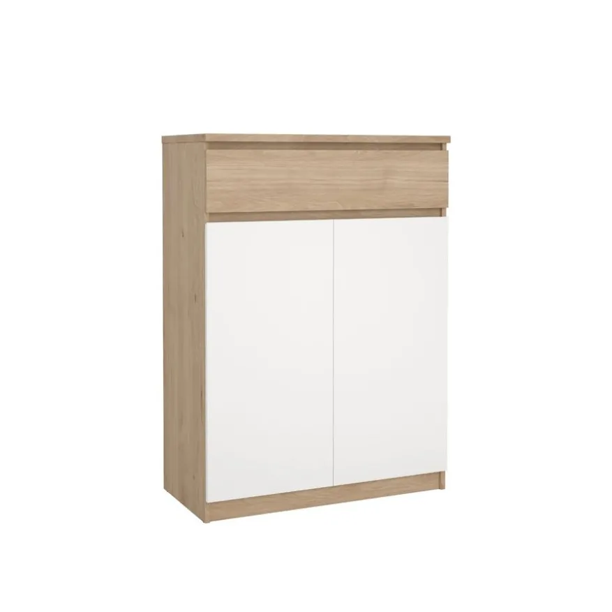 Schoenenkast Luna Wit - 81x112x40 cm