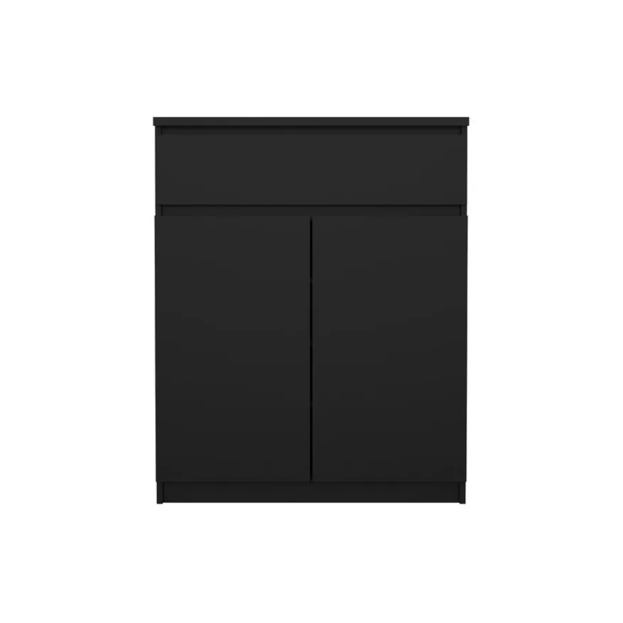 Schoenenkast Luna Zwart - 81x101x40 cm