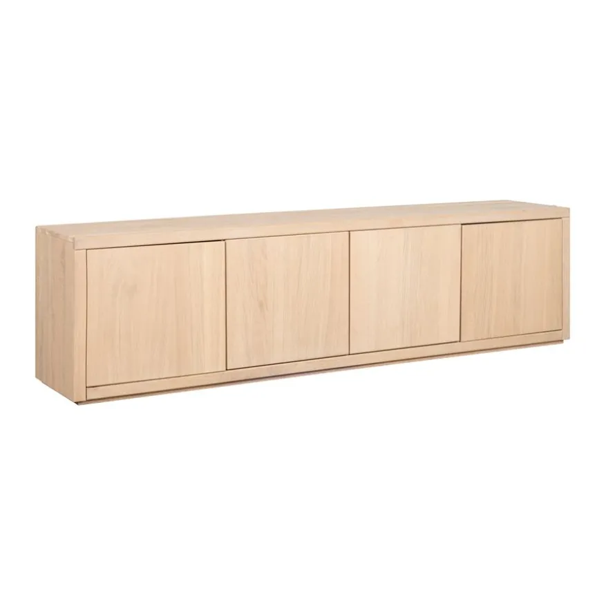 TV-meubel Chester Naturel - 215x55x40 cm