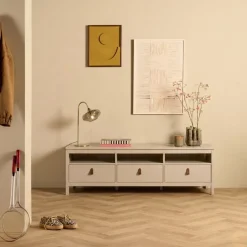 TV-meubel Dallas Taupe - 152x55x39 cm