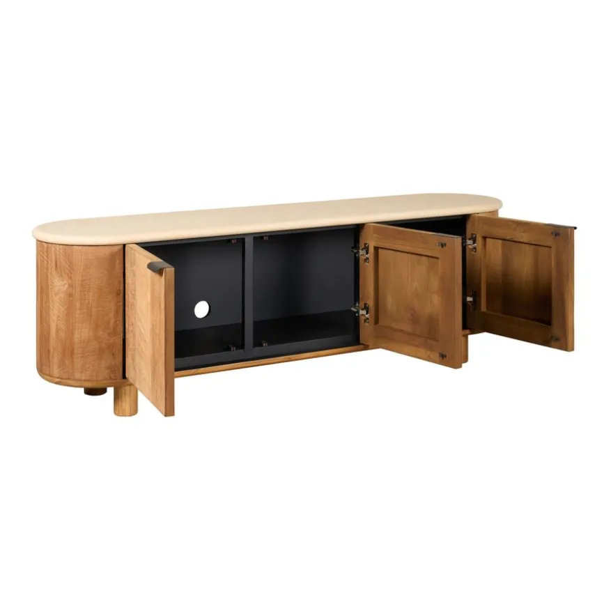 TV-meubel Doble Naturel - 170x55x40 cm