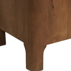 TV-Meubel Liam Bruin / Marmer - 210x55x40 cm