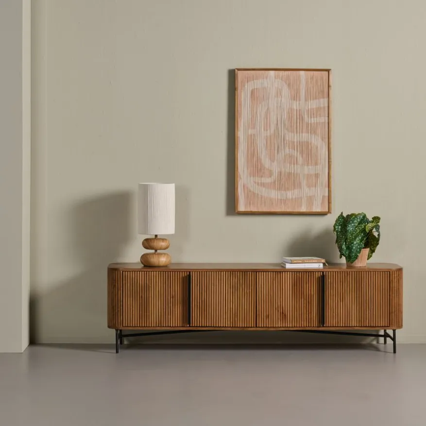 TV-meubel Rego Bruin - 177x50x40 cm