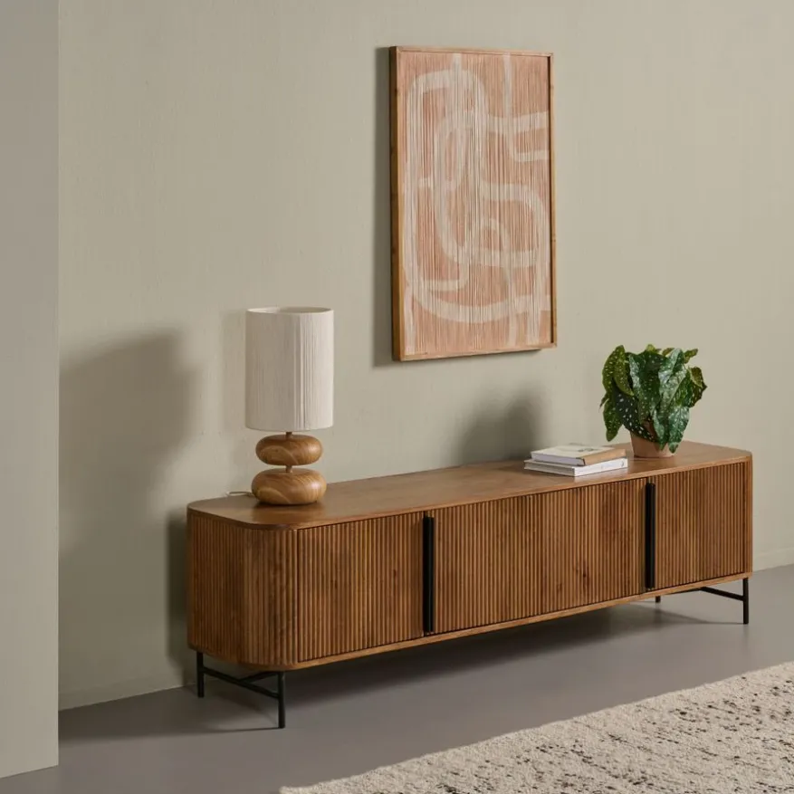 TV-meubel Rego Bruin - 177x50x40 cm