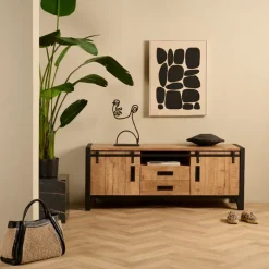 TV-meubel Tilburg Naturel - 161x68x48 cm