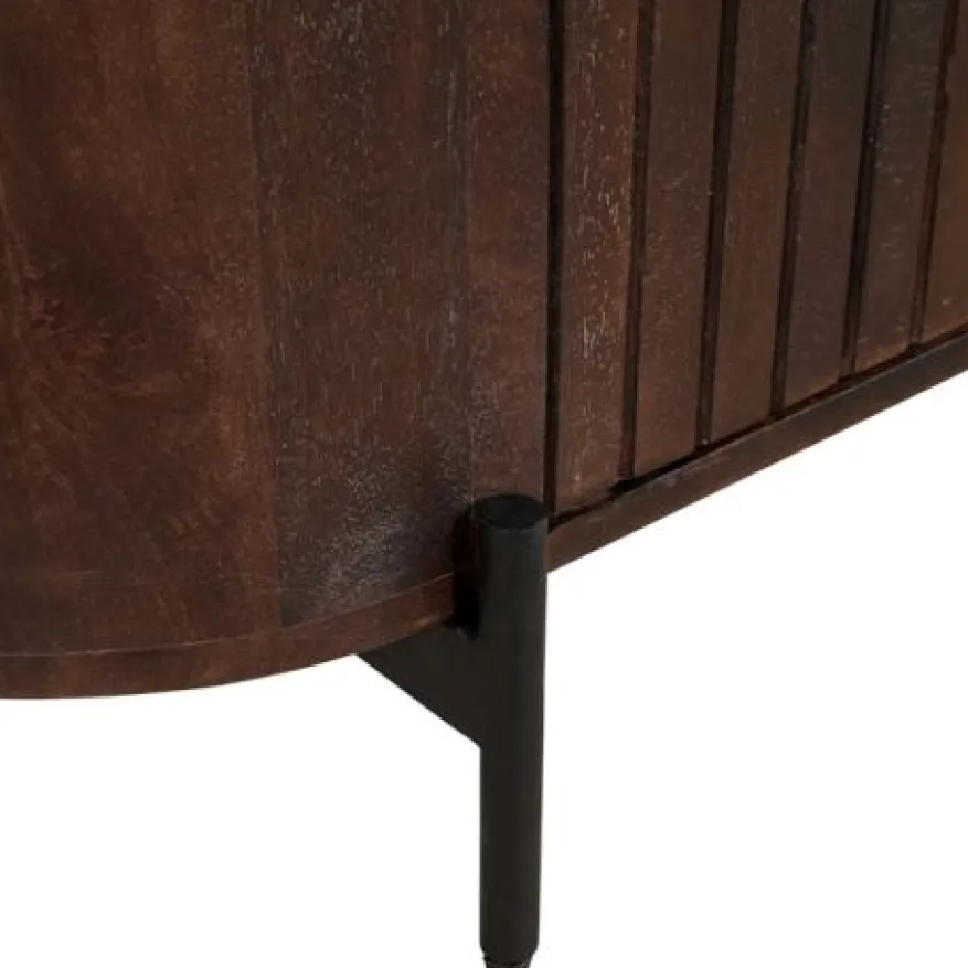 TV-meubel Viktor Donkerbruin - 175x56x43 cm