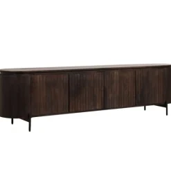 TV-meubel Viktor Donkerbruin - 210x56x43 cm