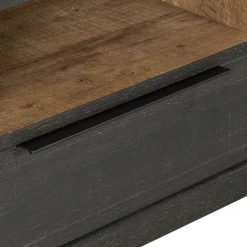 TV-meubel Zwanenburg Zwart - 192x52x48 cm
