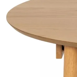 Uitschuifbare Eettafel Saga Naturel - 115/154x115 cm