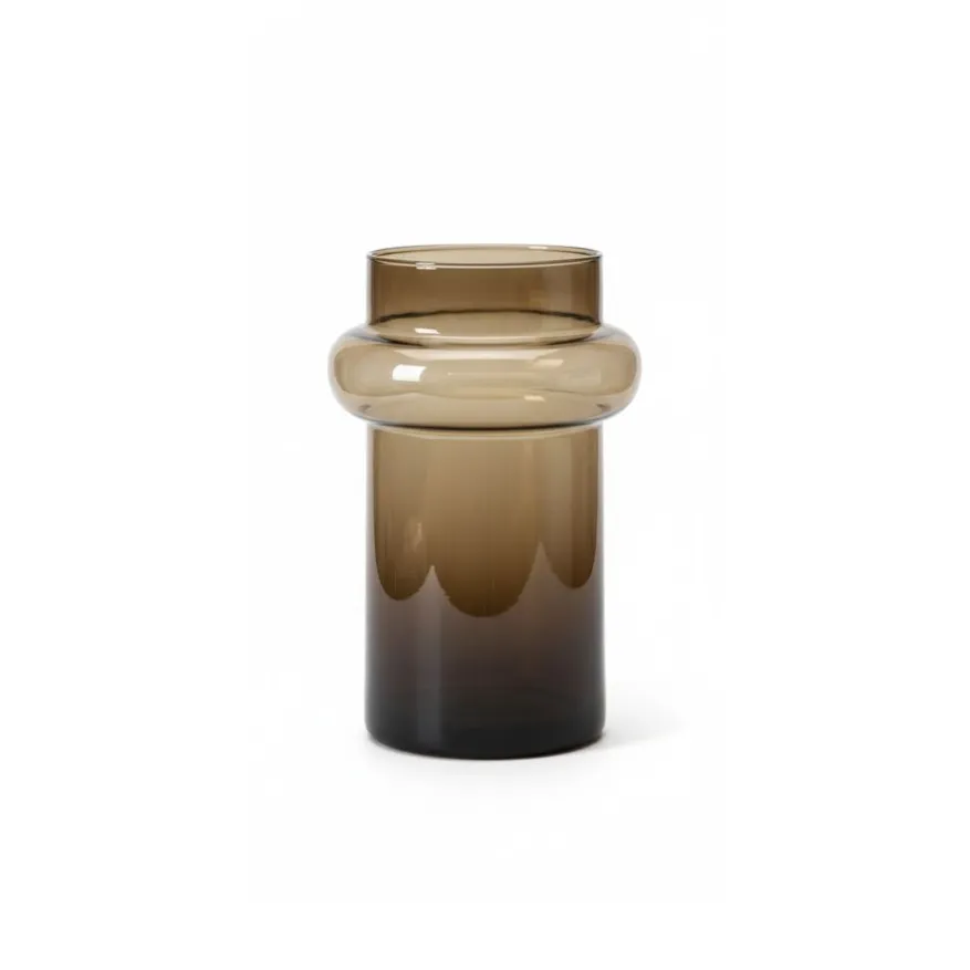 Vaas Lune Amber - 25 cm hoog