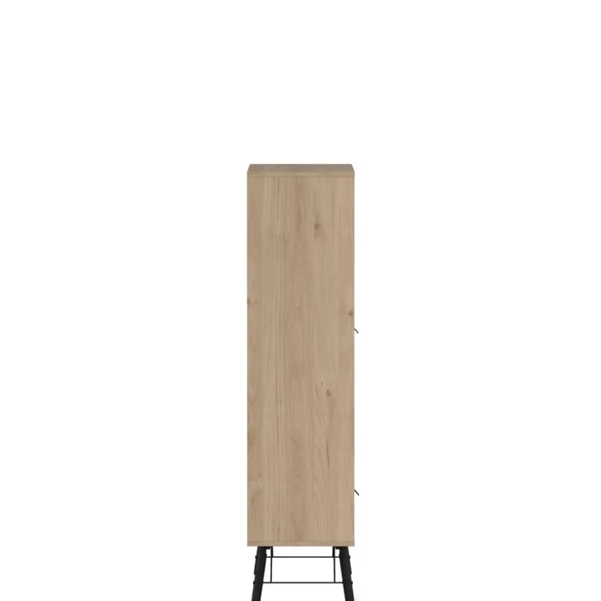 Vitrinekast Denver Eiken - 102x162x40 cm