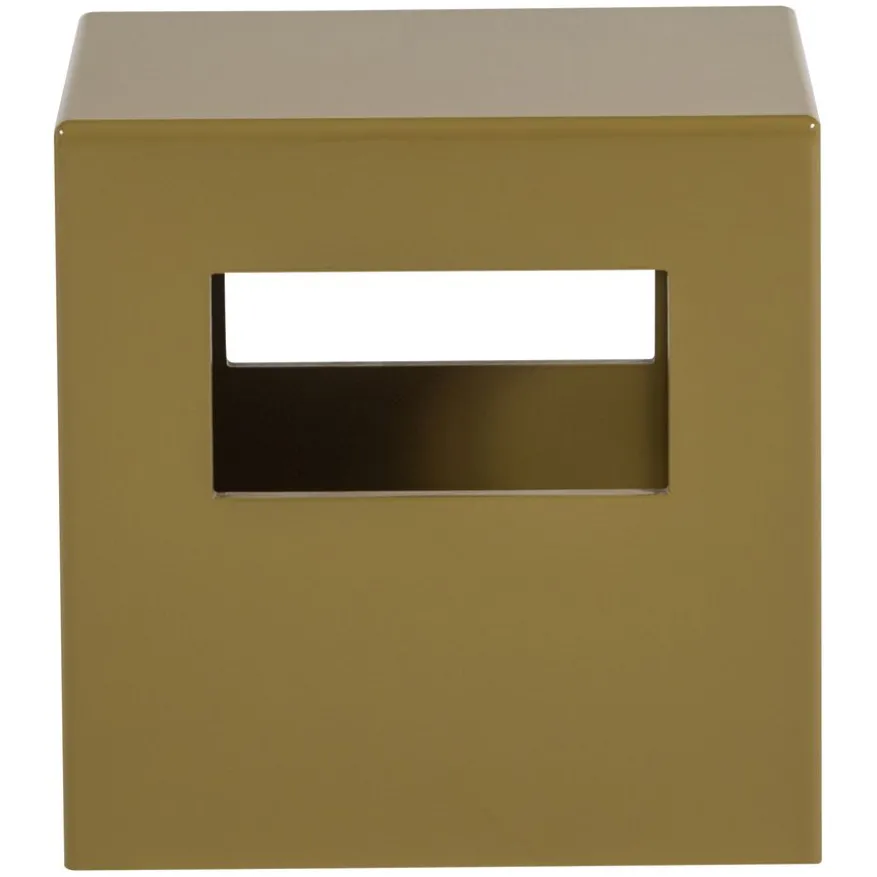 vtwonen Bijzettafel Modern Honinggeel - 40x40 cm