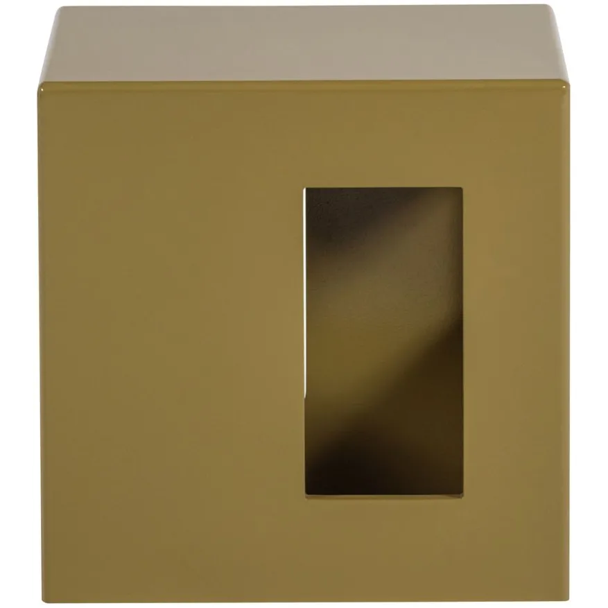 vtwonen Bijzettafel Modern Honinggeel - 40x40 cm