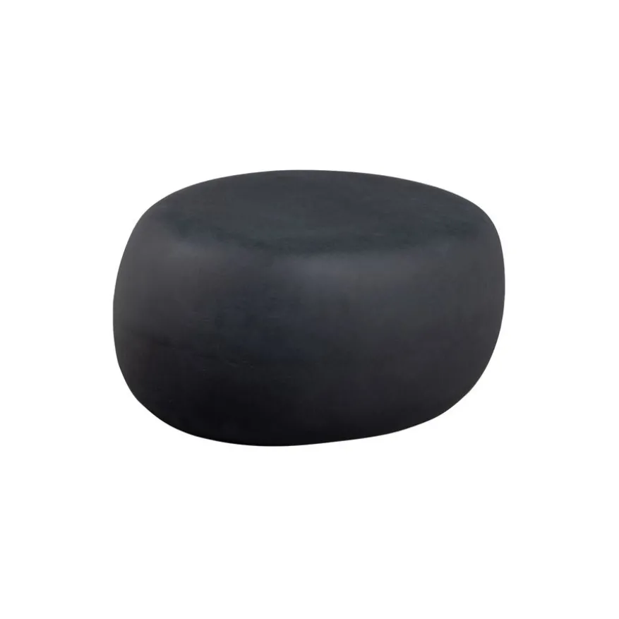 vtwonen Bijzettafel Pebble Antraciet - 65x49 cm