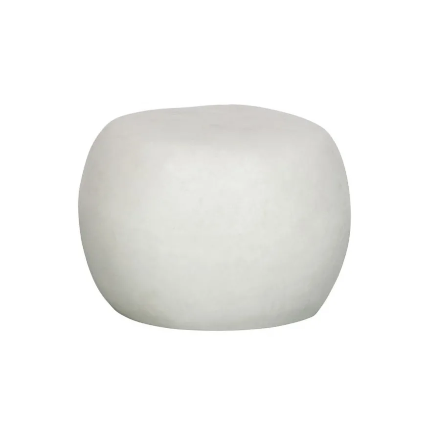 vtwonen Bijzettafel Pebble Wit - 50x50 cm