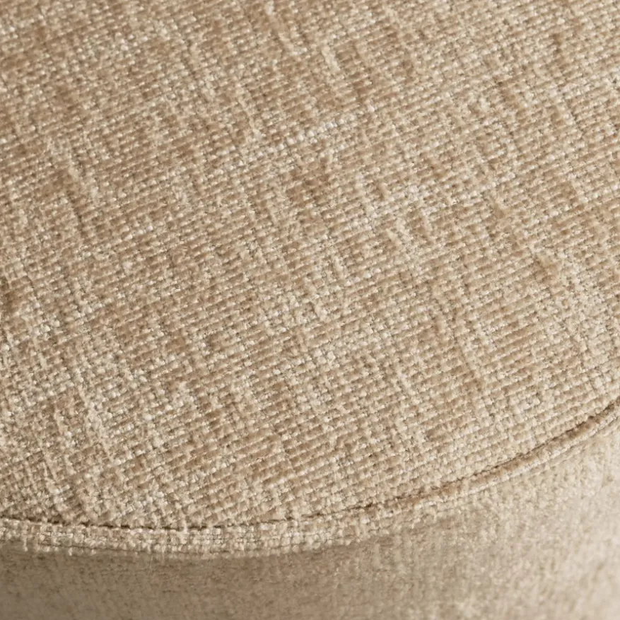 vtwonen Poef Pearl Beige - Ø 80 cm