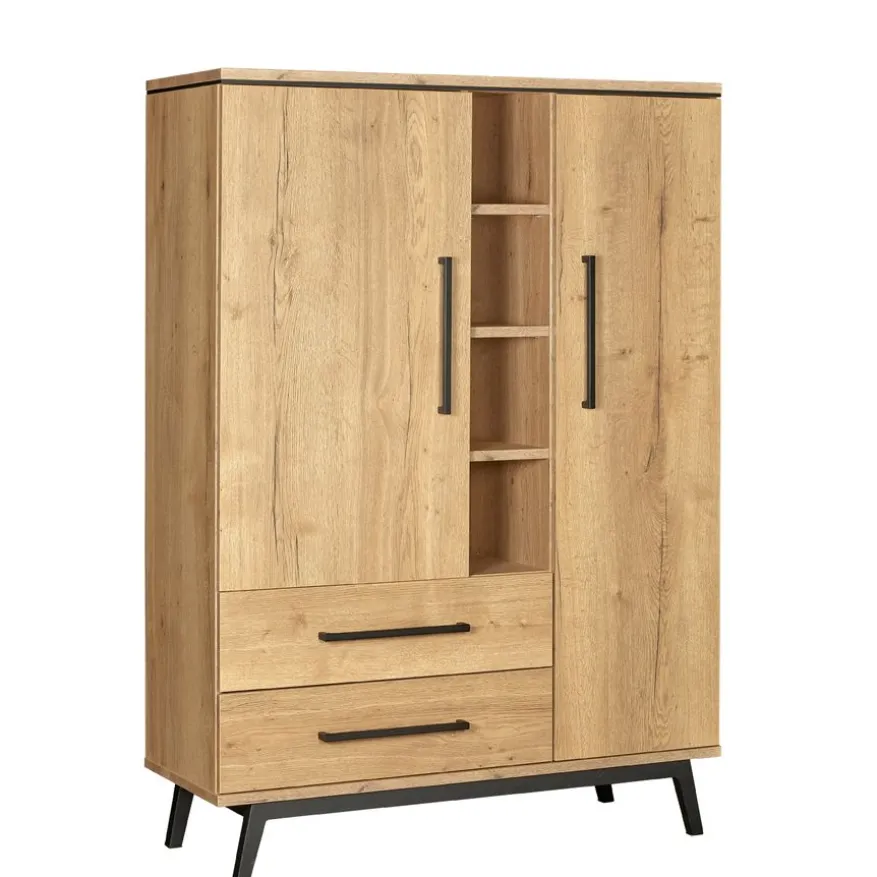 Wandkast Batenburg Naturel - 120x170x45 cm